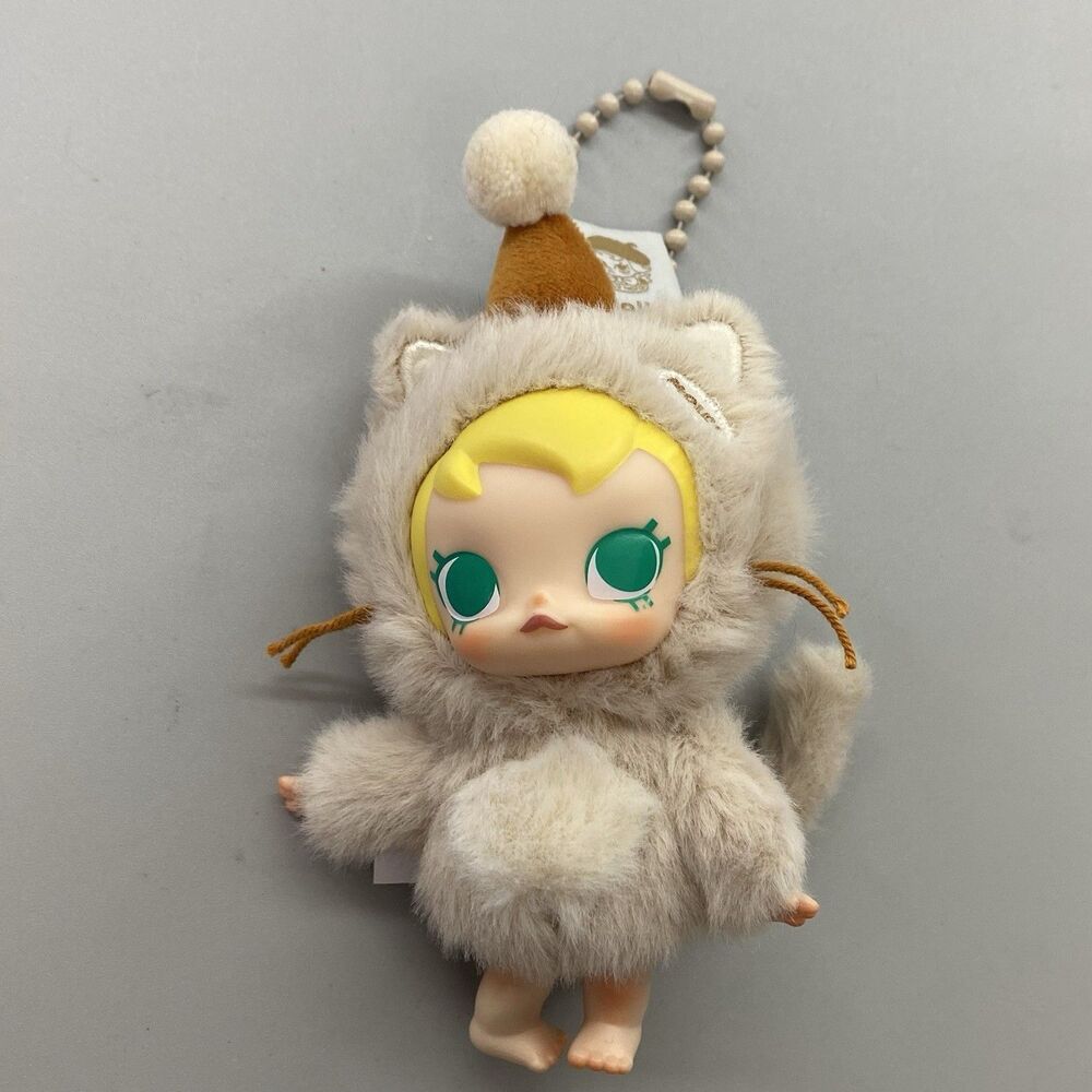 POP MART Baby Molly Pocket Friends Series Snack Time Vinyl Plush Pendant